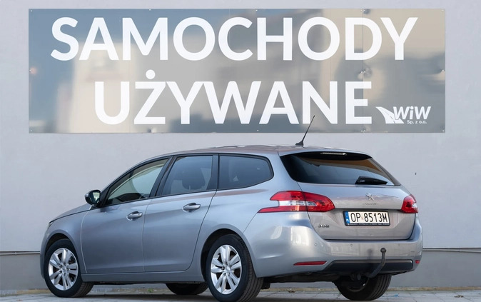 Peugeot 308 cena 54900 przebieg: 92300, rok produkcji 2019 z Żary małe 154